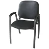 Realspace® Stacking Guest Office Chair, Black