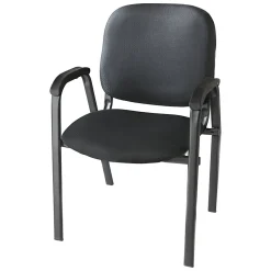 Realspace® Stacking Guest Office Chair, Black