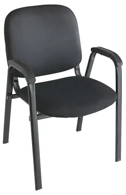 Realspace® Stacking Guest Office Chair, Black