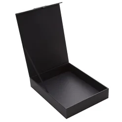 Realspace® Standard-Duty Document Storage Box, 12" x 2-1/4" x 9-1/4", Black