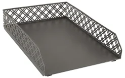 Realspace® Streya Cut-Metal Letter Tray, 2-5/8
