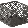 Realspace® Streya Cut-Metal Memo Holder, 3"H x 3-3/4"W x 3-3/4"D, Gray