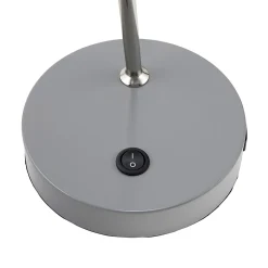 Realspace™ Tanji Desk Lamp, 16"H, Gray