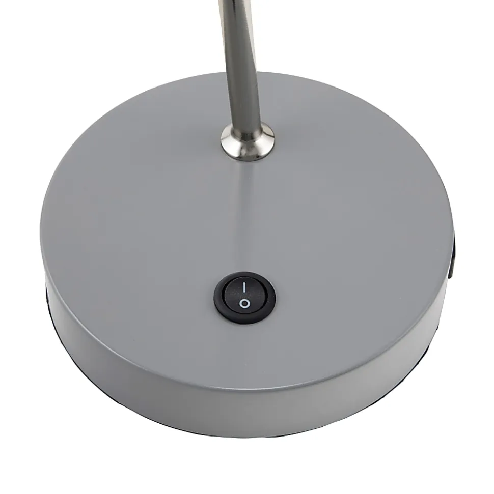 Realspace™ Tanji Desk Lamp, 16"H, Gray