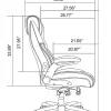 Realspace® Torval Big & Tall Bonded Leather High-Back Computer Office Chair, Black/Silver, BIFMA Compliant