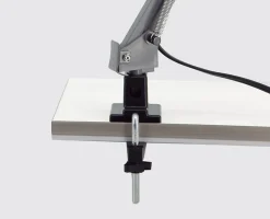 Realspace™ Trazio LED Architect Task Lamp, 22"H, Gray