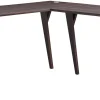 Realspace® Trezza 62"W L-Shaped Computer Desk, Warm Walnut