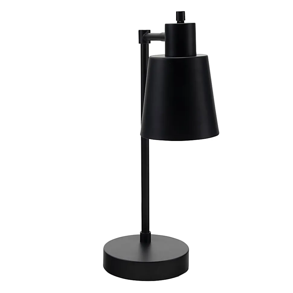 Realspace™ Vaylen Desk Lamp, 18"H, Black
