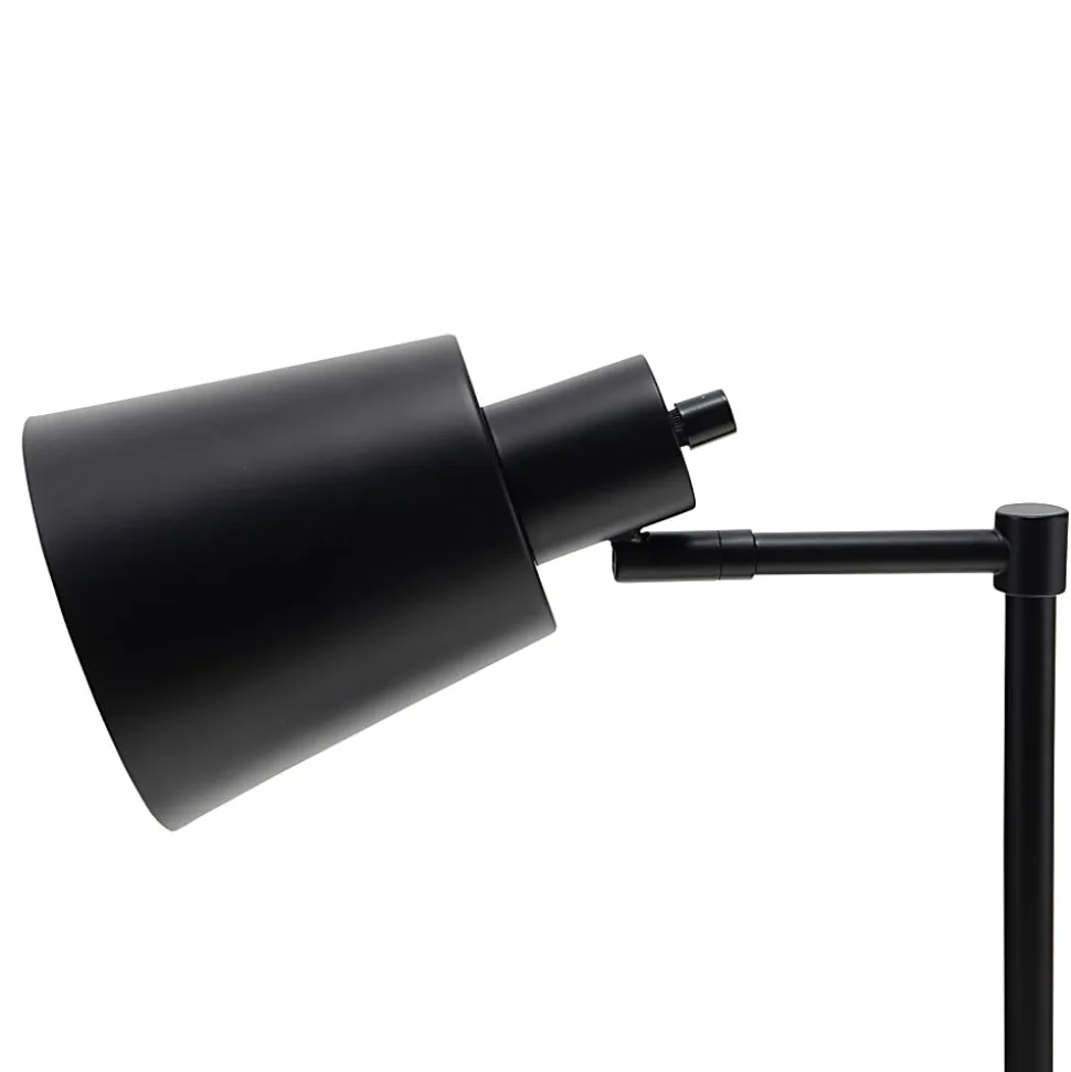 Realspace™ Vaylen Desk Lamp, 18"H, Black