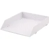 Realspace® White Dot Stacking Letter Tray