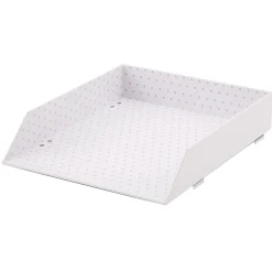 Realspace® White Dot Stacking Letter Tray