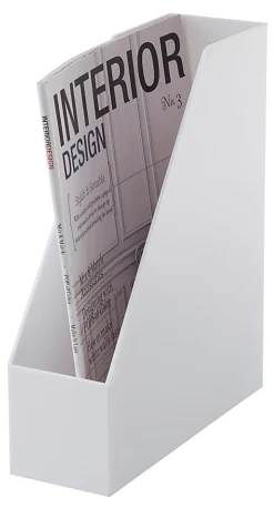 Realspace® White Plastic Magazine File