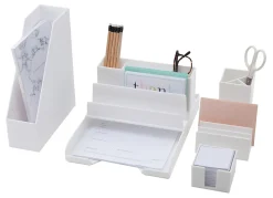 Realspace® White Plastic Memo Holder