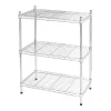 Realspace® Wire Shelving, 3-Shelves, 30"H x 23"W x 13"D, Chrome