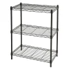 Realspace® Wire Shelving, 3-Shelves, 30"H x 23"W x 13"D, Black