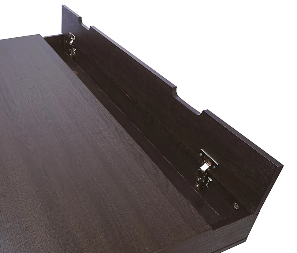 Realspace® 48"W Lancott Computer Desk, Dark Brown