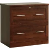 Realspace® 29-7/16"W x 18-1/2"D Lateral 2-Drawer File Cabinet, Mulled Cherry