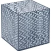 Realspace® Zora Acrylic Desktop Organizer Cube, 6"H x 6"W x 6"D, Clear/Blue