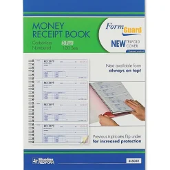 Rediform® Prestige Money Receipt Book, 3 Part Carbonless, 7 5/8" x 8 1/2", Set Of 100
