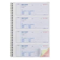 Rediform® Prestige Money Receipt Book, 3 Part Carbonless, 7 5/8" x 8 1/2", Set Of 100