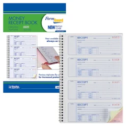 Rediform® Prestige Money Receipt Book, 3 Part Carbonless, 7 5/8