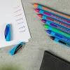 Rediform® Schneider Slider Memo XB Ballpoint Pens, Extra Broad Point, 1.4 mm, Blue Barrels, Blue Ink, Pack Of 10 Pens
