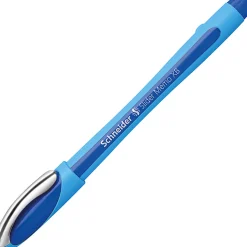 Rediform® Schneider Slider Memo XB Ballpoint Pens, Extra Broad Point, 1.4 mm, Blue Barrels, Blue Ink, Pack Of 10 Pens