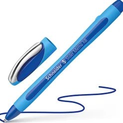 Rediform® Schneider Slider Memo XB Ballpoint Pens, Extra Broad Point, 1.4 mm, Blue Barrels, Blue Ink, Pack Of 10 Pens