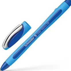 Rediform® Schneider Slider Memo XB Ballpoint Pens, Extra Broad Point, 1.4 mm, Blue Barrels, Blue Ink, Pack Of 10 Pens