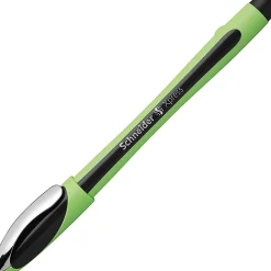 Rediform Schneider Xpress Premium Fineliner Pens, Fine Point, 0.8 mm, Black/Green Barrel, Black Ink, Pack Of 10 Pens