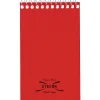 Rediform® Wirebound Memo Notebook, 3" x 5", 60 Sheets, Assorted Colors