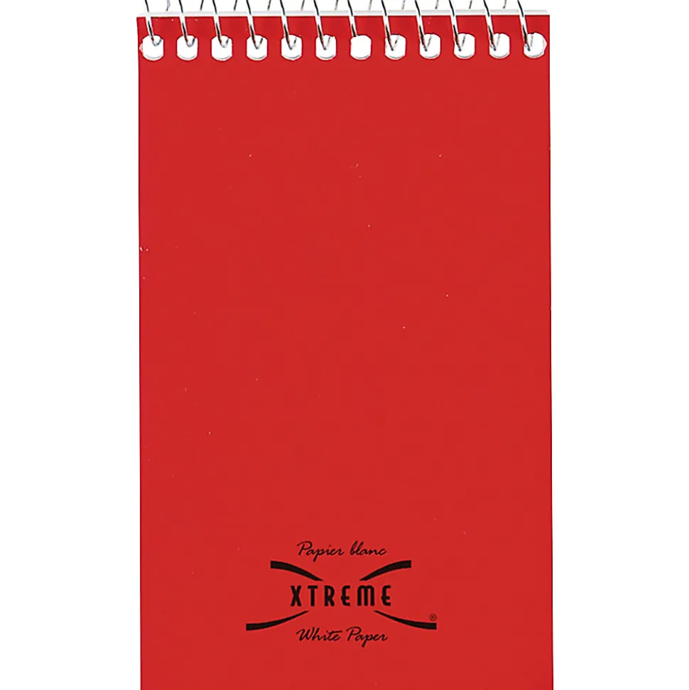 Rediform® Wirebound Memo Notebook, 3" x 5", 60 Sheets, Assorted Colors