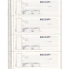 Rediform® Wirebound Money Receipt Book, 3-Part, Carbonless, 2 3/4" x 7", Set Of 120