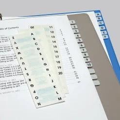 Redi-Tag® Permanent Index Tabs, Blank, White, Pack Of 104 Tabs