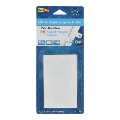 Redi-Tag® Permanent Index Tabs, Blank, White, Pack Of 104 Tabs