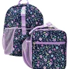 RED.STONE 2-Piece Backpack/Lunch Bag Set With Laptop/Tablet Pocket, Floral