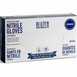 Remcoda Extra-Strength Nitrile Gloves - 4 mil Thickness - Chemical Protection - X-Large Size -  - NIT103XL