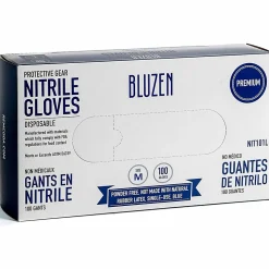Remcoda Extra-Strength Nitrile Gloves - 4 mil Thickness - Chemical Protection - Medium Size -  - NIT103M