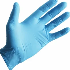 Remcoda Nitrile Exam Gloves - 5 mil Thickness - X-Large Size - Nitrile - Blue - Comfortable - For Laboratory, Medical, Examination - 100 / Box