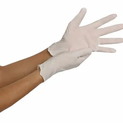 Remcoda Powder-Free Latex Gloves - 4 mil Thickness - Large Size - Latex - Off White - Powder-free, Comfortable, Excellent Grip - - LAT101L