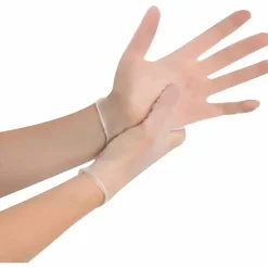 Remcoda Powder-Free Vinyl Gloves - 3 mil Thickness - Medium Size - For Right/Left Hand - Vinyl - Clear - Comfortable, Latex-free - 100 / Box