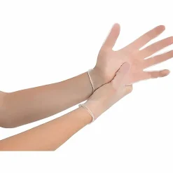 Remcoda Powder-Free Vinyl Gloves - 3 mil Thickness - Large Size - For Right/Left Hand - Vinyl - Clear - Comfortable, Latex-free - 100 / Box