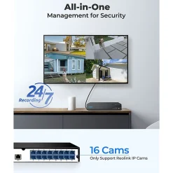 Reolink 16-channel NVR With 4TB Pre-Installed 1.77
