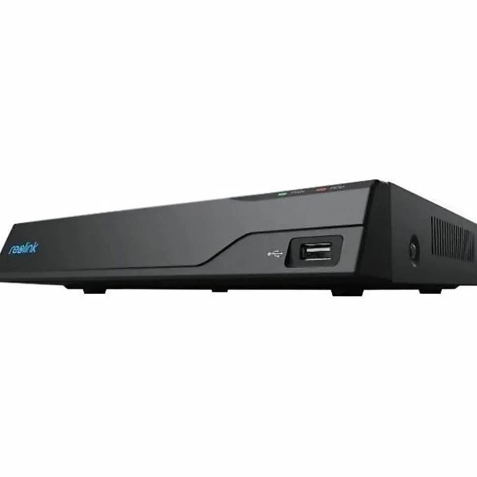 Reolink 16-channel NVR With 4TB Pre-Installed 1.77"H x 13"W x 12.4"D, Black