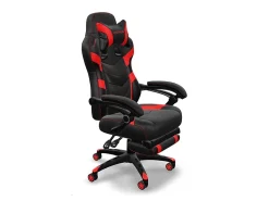 RESPAWN 110 Pro Gaming Chair, With Footrest & Headrest Pillow, Red, RSP110V2RED