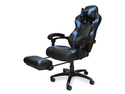RESPAWN 110 Pro Gaming Chair, With Footrest & Headrest Pillow, Blue, RSP110V2BLU