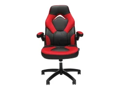 Respawn Racing Style Ergonomic Bonded Leather Computer Gaming Chair, Red