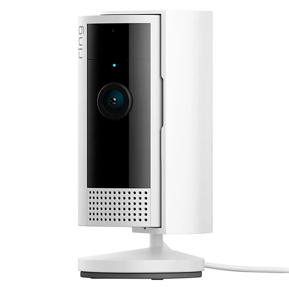 Ring Indoor Camera (2nd Gen), 3.81"H x 1.93"W x 1.93"D, White