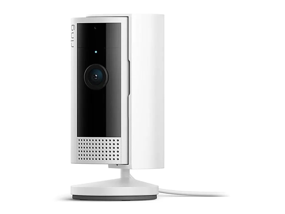 Ring Indoor Camera (2nd Gen), 3.81"H x 1.93"W x 1.93"D, White