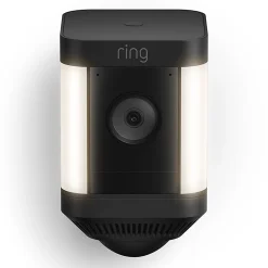 Ring Spotlight Cam Plus Battery, 5.05"H x 2.5"W x 1.08"D, Black